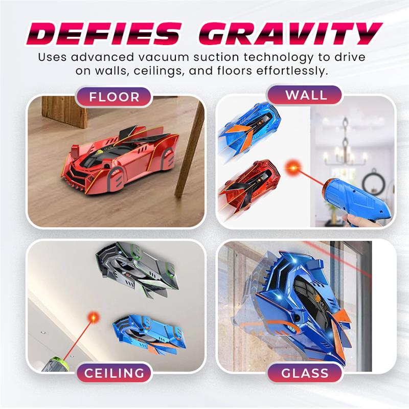 🚗 Seurico™ Zero-Gravity Wall-Climbing Laser Racer