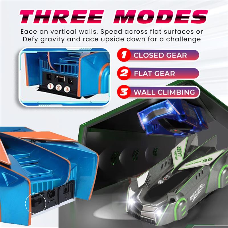 🚗 Seurico™ Zero-Gravity Wall-Climbing Laser Racer