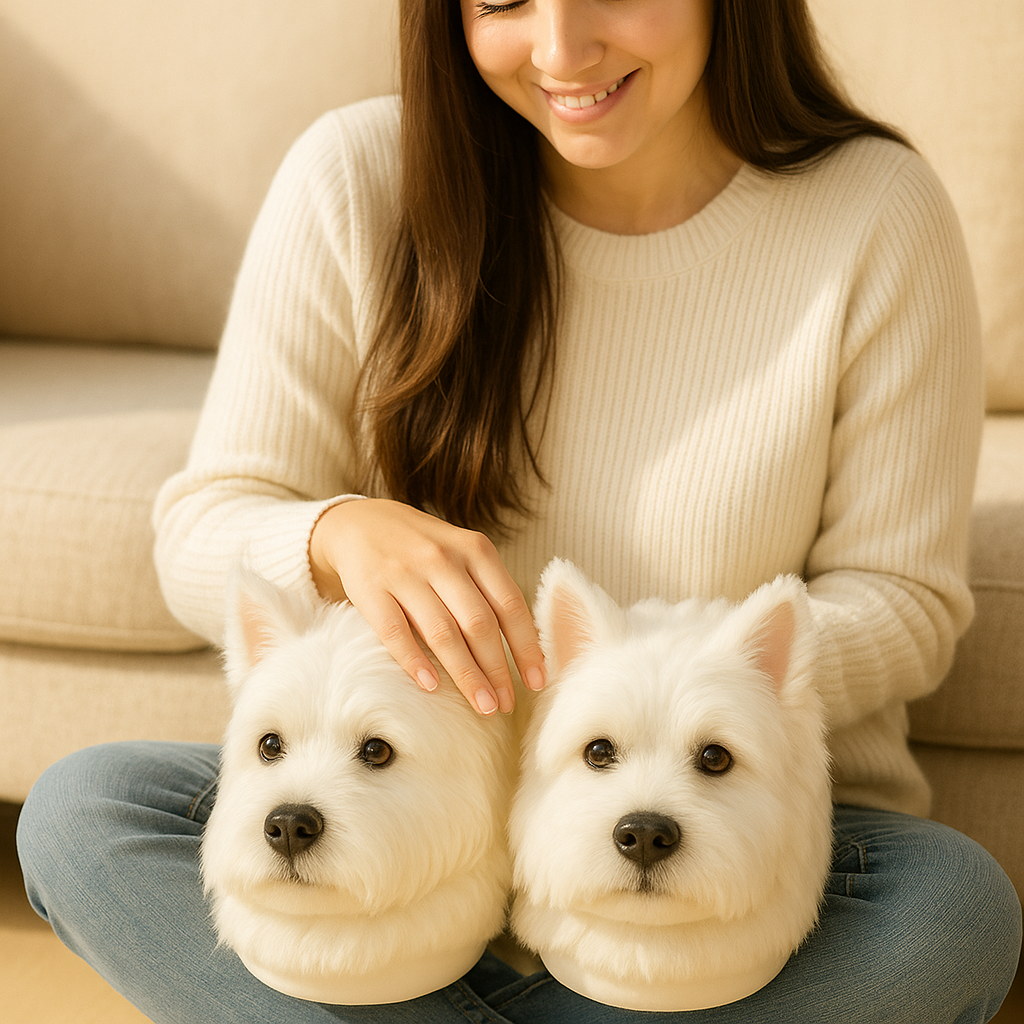 🐕Super Realistic Dog Plush Slippers — Feel Like Walking with Your Dog Every Step