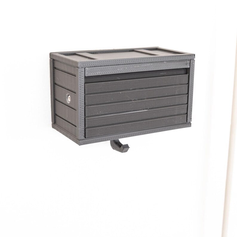 Car Garage Key Holder with Opening Door