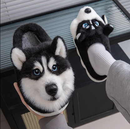 🐕Super Realistic Dog Plush Slippers — Feel Like Walking with Your Dog Every Step