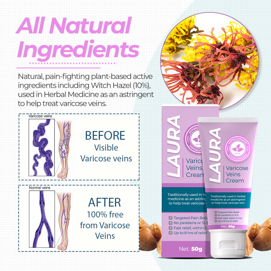 Laura Witch Hazel Varicose Veins Cream💥