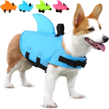 Dog Life Vest Shark- Keep Your Pet Safe and Stylish in the Water!