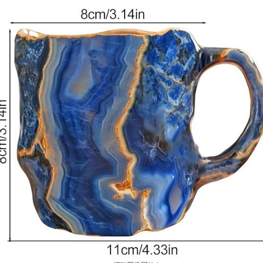 💛 Last day 45% OFF 🎁2024 New Mineral Crystal Coffee Mugs