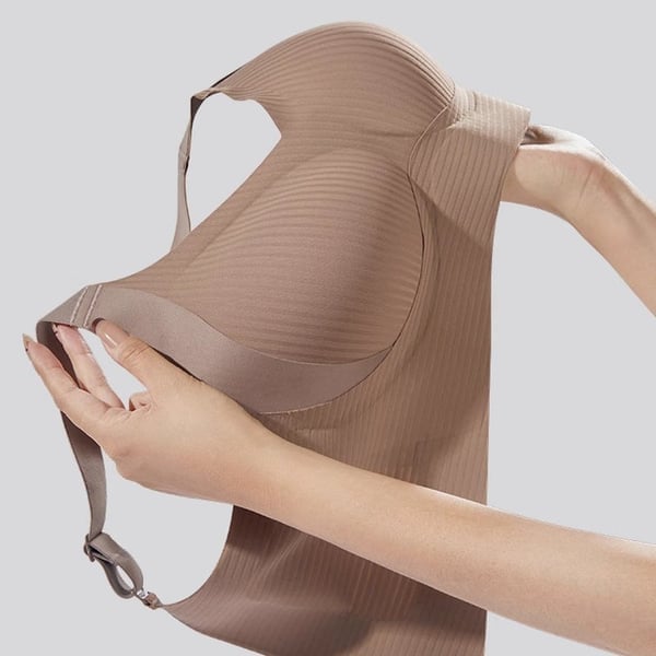 Last Day -🏆️Women's Ribbed Push Up Adjustable Wireless Bra