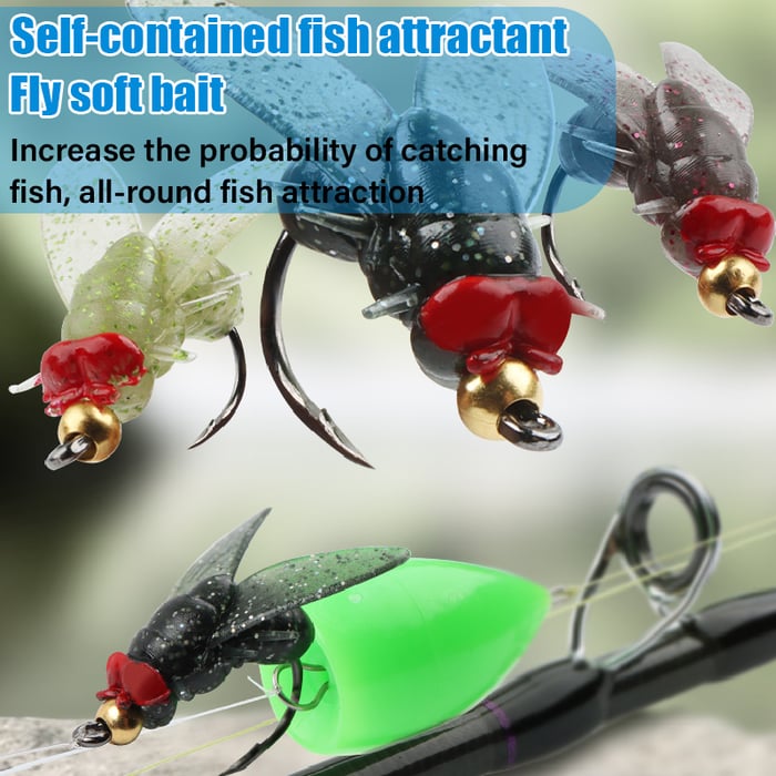 🎣 Simulation Fly Fishing Bait Hook