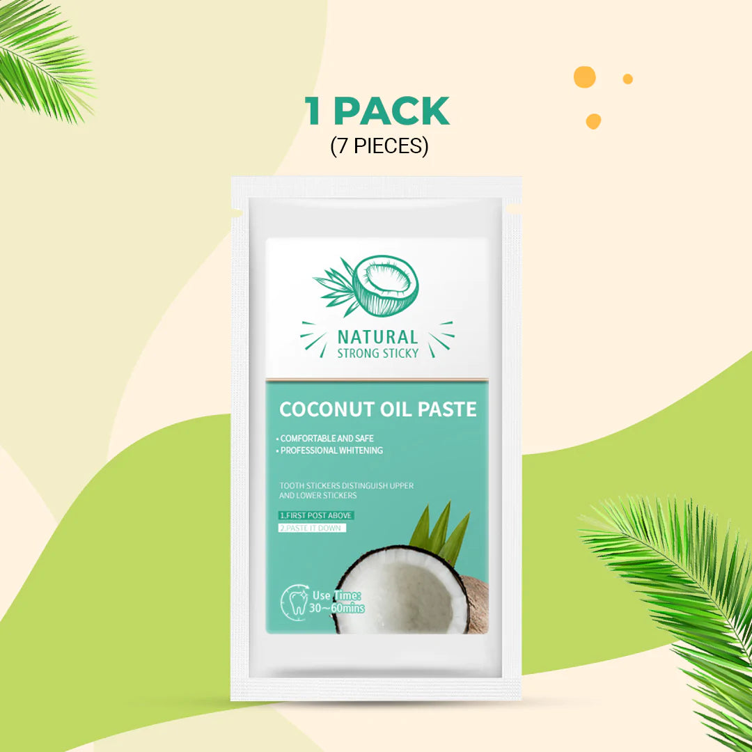 Coconut Oil Teeth Whitening Strips