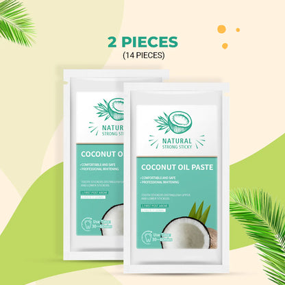 Coconut Oil Teeth Whitening Strips