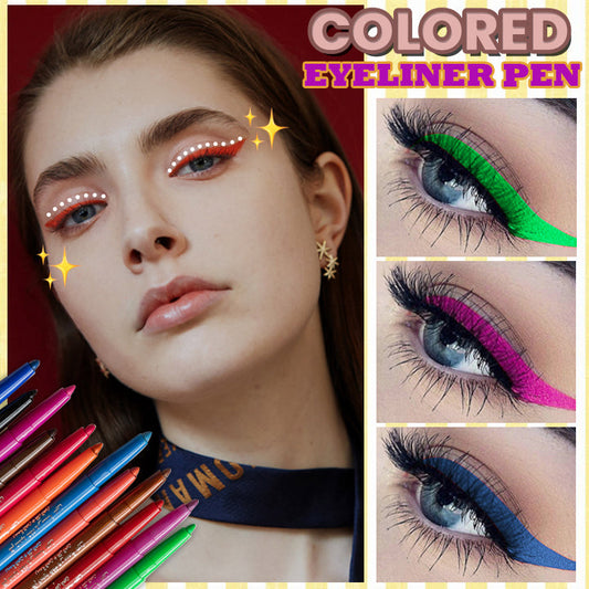 12 Color Waterproof Eyeliner Pen Set